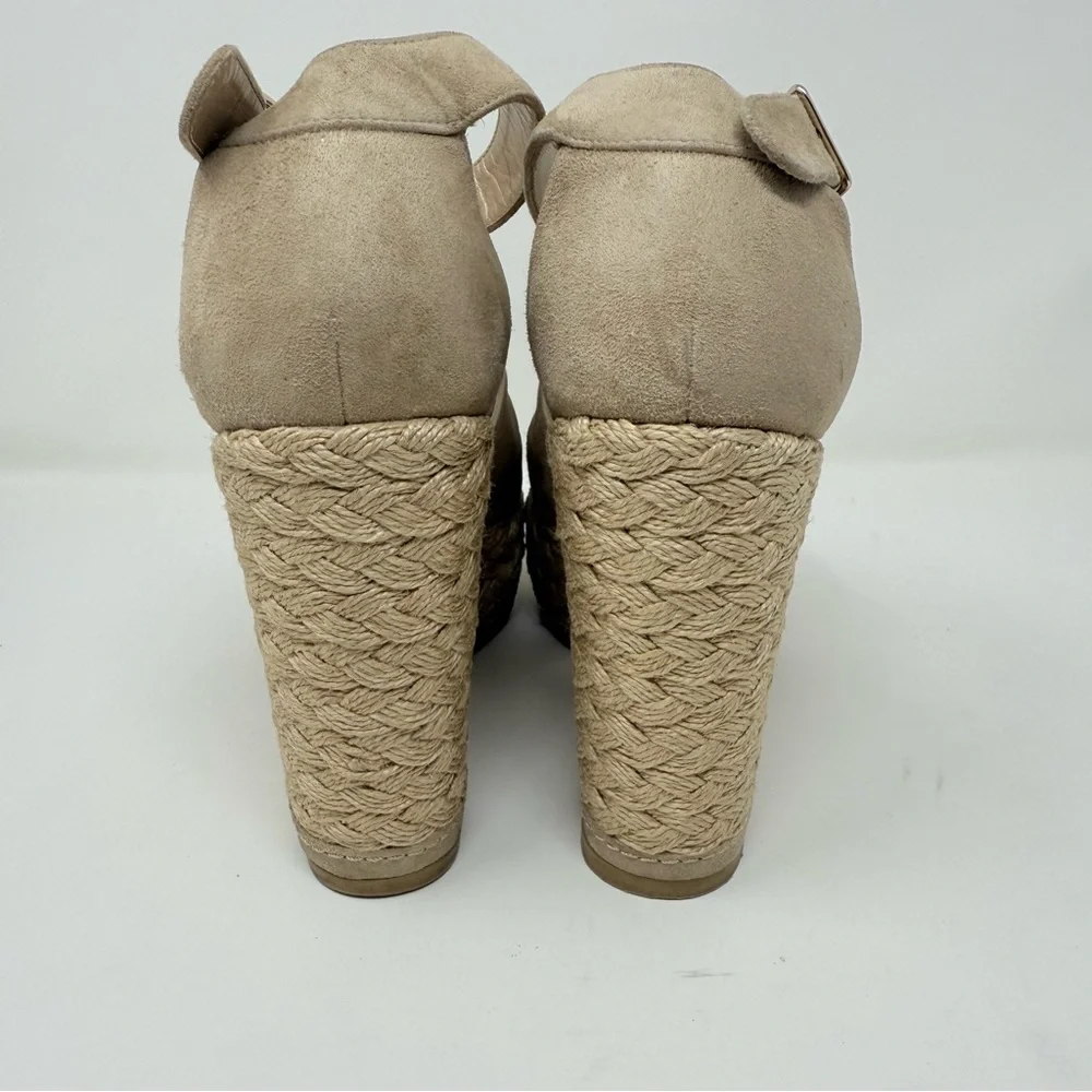 Stuart Weitzman Sohojute Wedge Sandal Sz US 9 - Picture 4 of 14